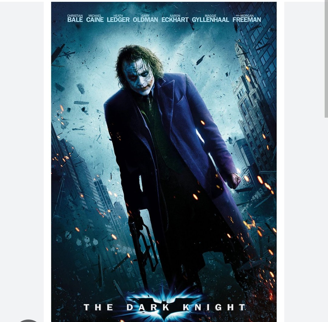 Tek kelimeyle şaheser. Tekrar tekrar izlesem de tadı hep damakta kalıyor. Heath Ledger Joker'i en iyi oynayan büyük oyuncu. Erken yaşta büyük kayıp. RIP Heath.
#BatmanTheDarkKnight
#HeathLedger
#ChristianBale