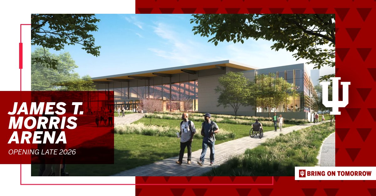 IUIndianapolis's tweet image. We&apos;re #BuildingForTomorrow at IU Indianapolis, and it&apos;s all about creating more opportunities. 🏗️ You may have seen the cranes rising across campus — here’s what they’re building: 

1️⃣ The James T. Morris Arena, otherwise known as &quot;the Jim&quot;, will be home to IU Indianapolis…