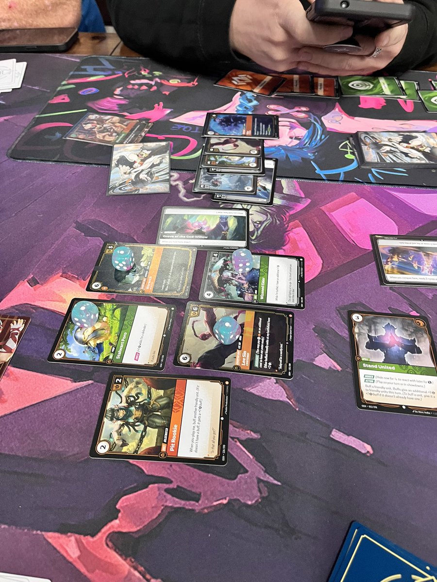 This was the craziest battlefield showdown I’ve ever had… the math to math was horrible haha but luckily seemed to win the exchange and took the battlefield. 

After was able to hold and charm his dragon in and win while he was tapped out and just secured the game!