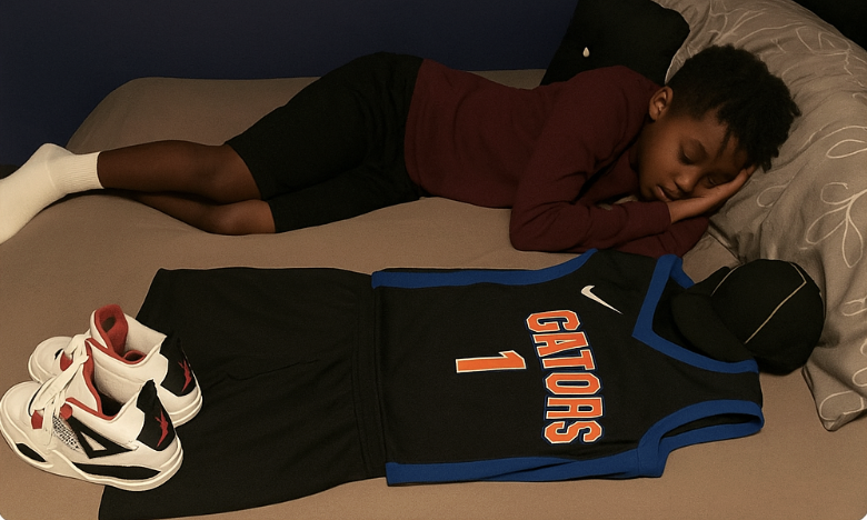 This is how we are sleeping tonight