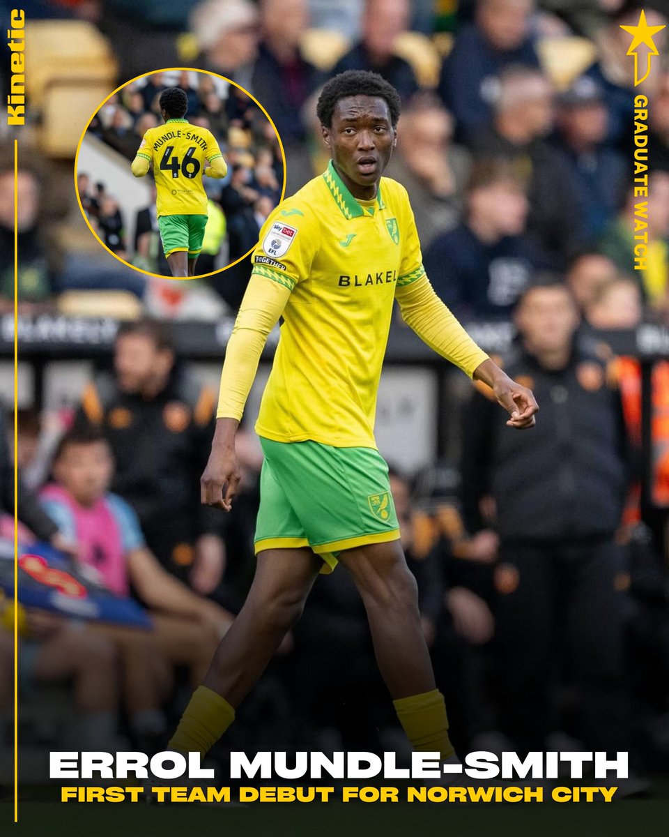 Kinetic_Academy's tweet photo. 19 year old Kinetic graduate Errol Mundle-Smith makes First Team debut for Norwich City in Championship 🙌 https://t.co/BfoeRQi0TY

#KineticAcademy #NCFC #EFL https://t.co/BezsWbp67h