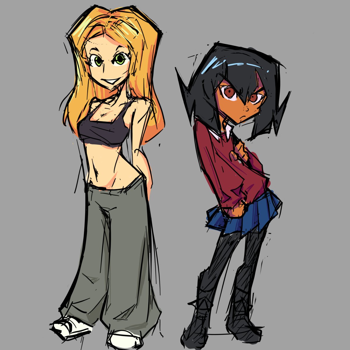 Conceptos para un comic que quería hacer.