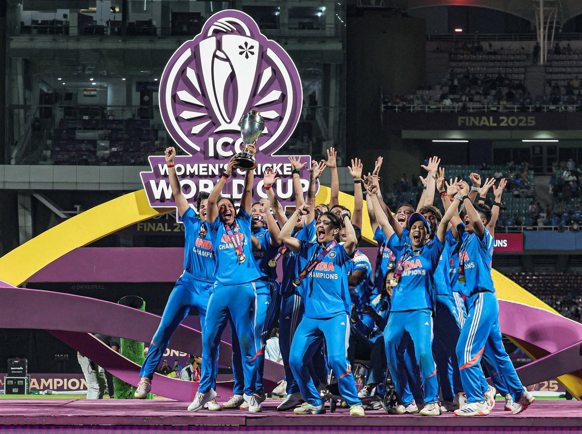 It takes a mountain to start a fire in India

This win isn’t just history — it’s ignition.

The rise of women’s cricket begins here 🇮🇳

<a href="/BCCIWomen/">BCCI Women</a>