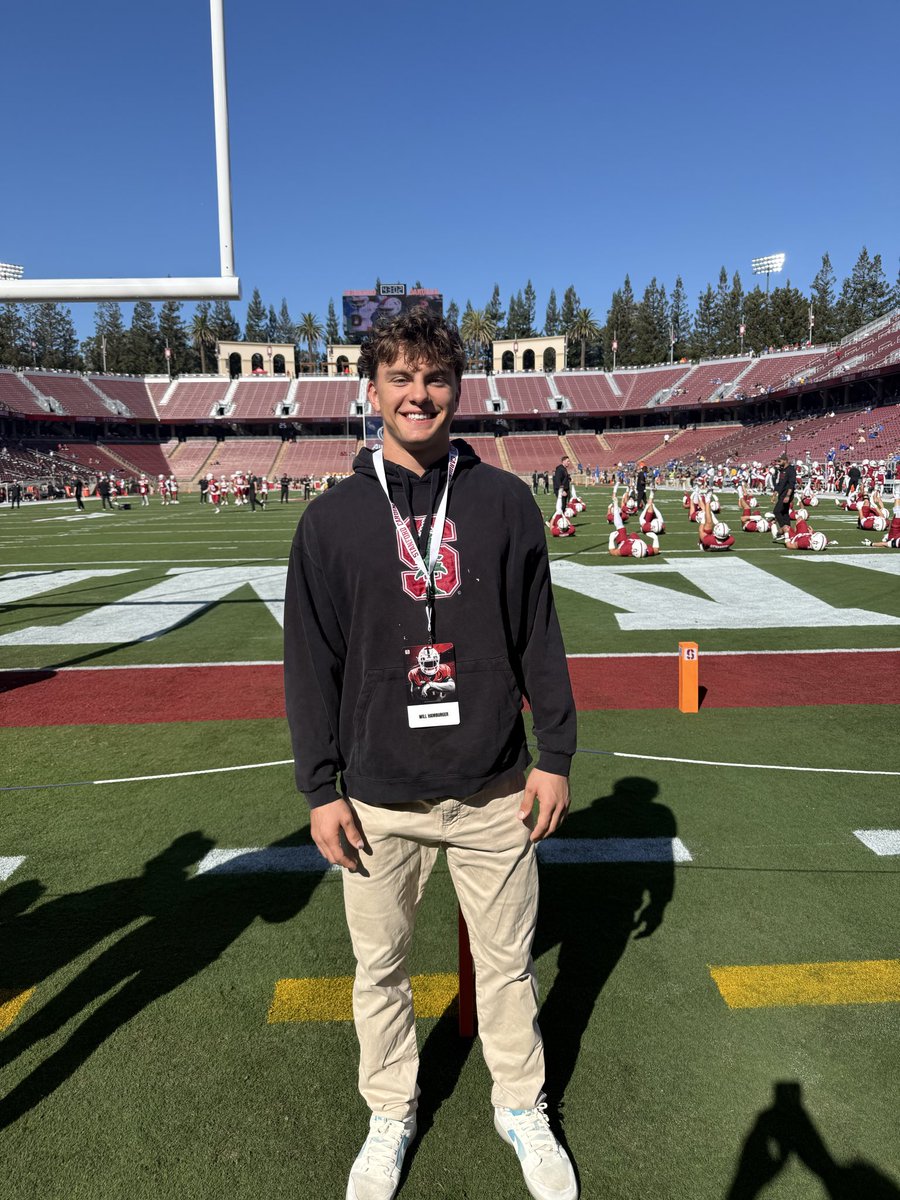 Thank you <a href="/StanfordFball/">Stanford Football</a> for the game day invite. Had a great time