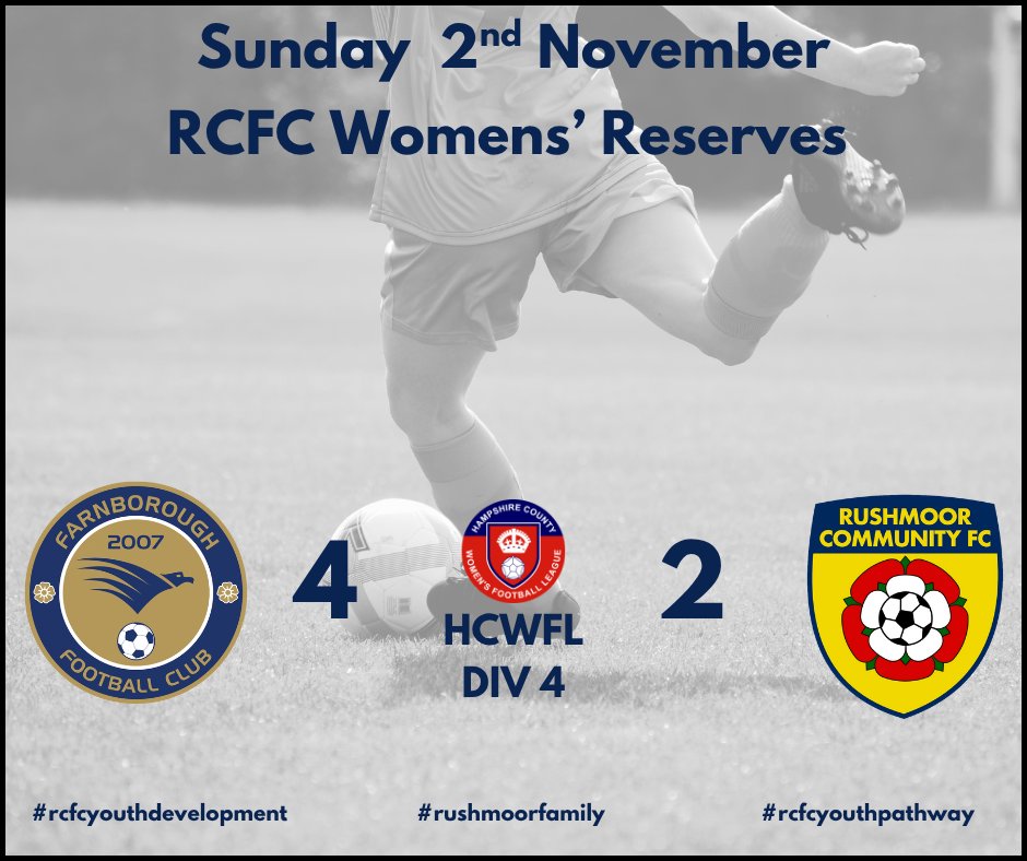 Our Reserves took the short trip to Farnborough in the eagerly awaited local derby game. Despite goals from Zoe Roberts &amp; Nadine Clarke Farnborough came out deserved winners.  A great game played in good spirits.
🔸 🔷 ⚽️ 🔷🔸