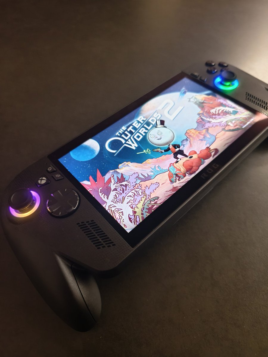 Finally I am starting The Outer Worlds 2. Any good tips? It runs great on Xbox Ally X! 
#ROGXboxAllyX #TheOuterWorlds2