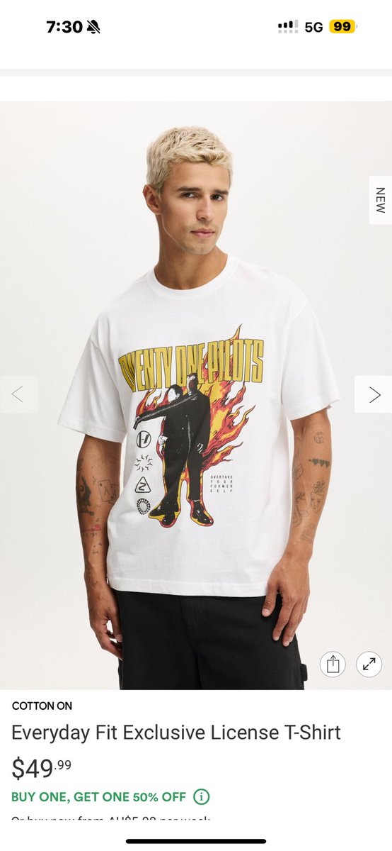 AUSSIE FANS THERE IS MERCH AT COTTON ON