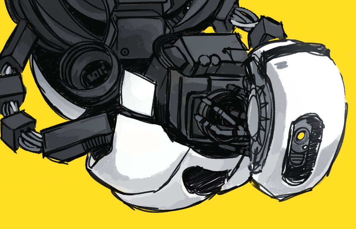 🖤💛🤍  #Portal  #Portal2