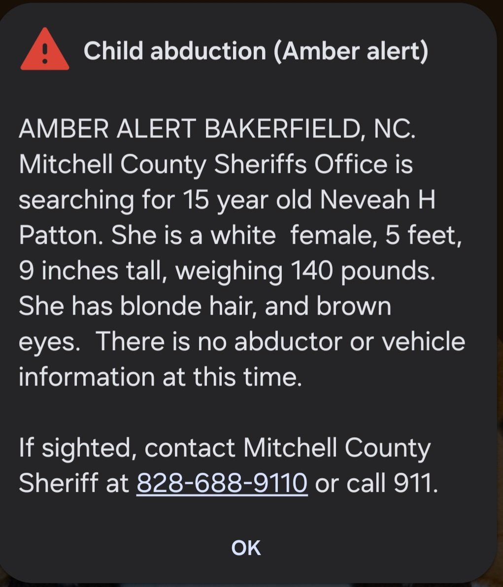 trashcatavenue's tweet image. ‼️AMBER ALERT‼️
15 year old Neveah H. Patton, "last seen leaving in a vehicle on Harrell Road in Bakersfield."