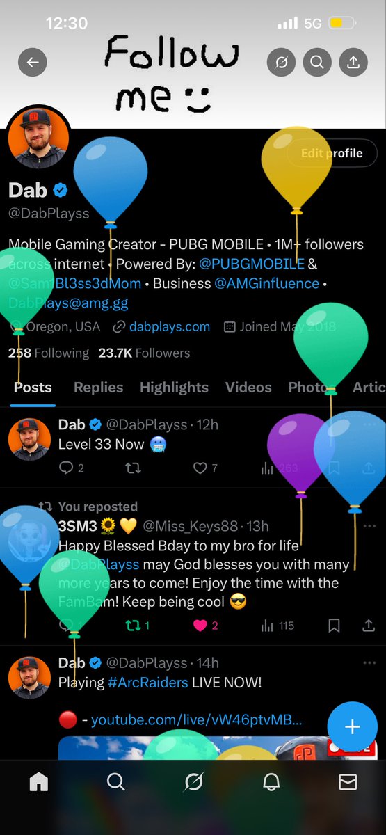 All I want is 25K followers on X for my birthday 🙏