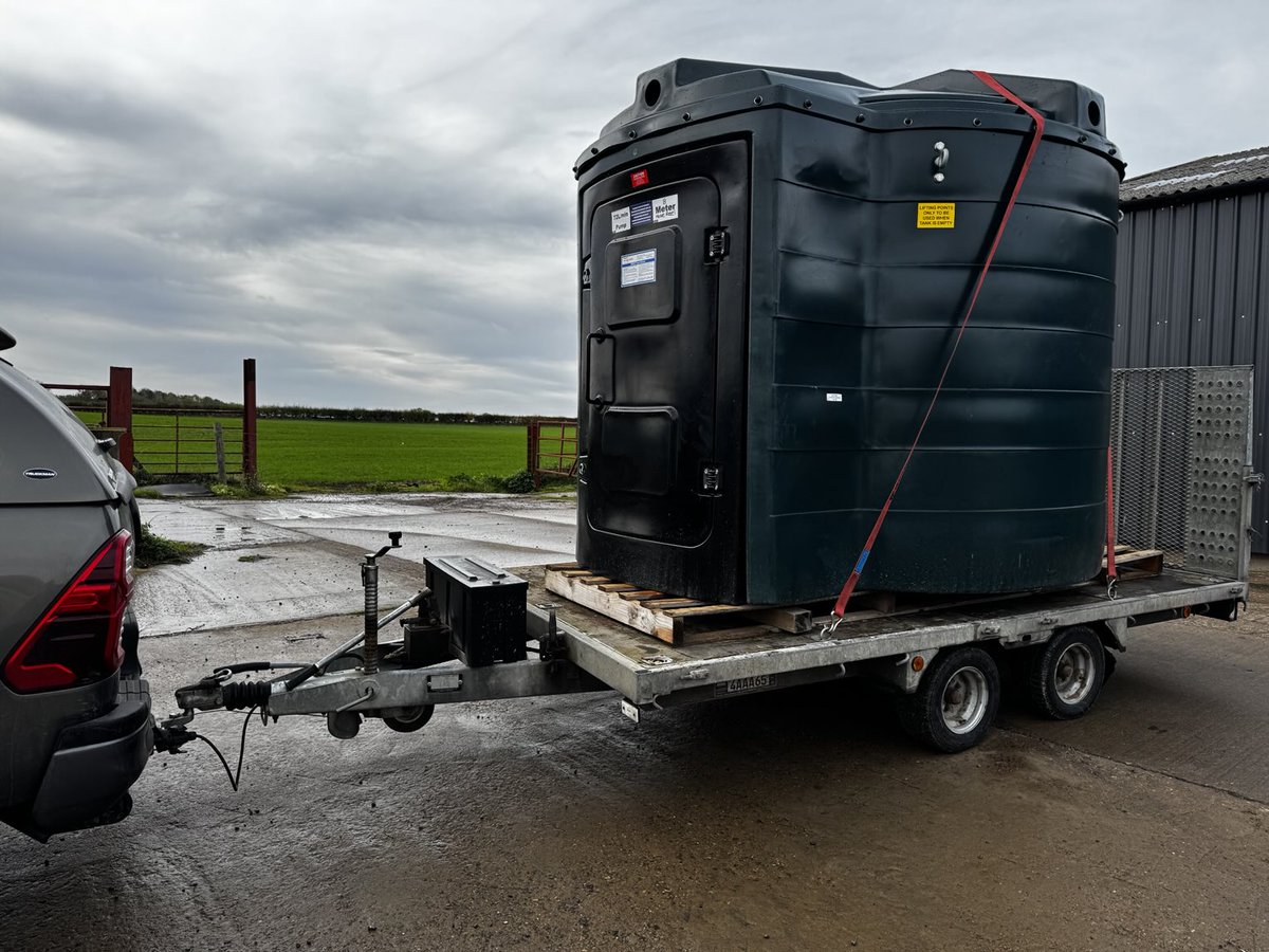 NorthernTanks's tweet image. Loaded up ready to start our #workingweek #diesel #fuelstation #wallsens #upgrade