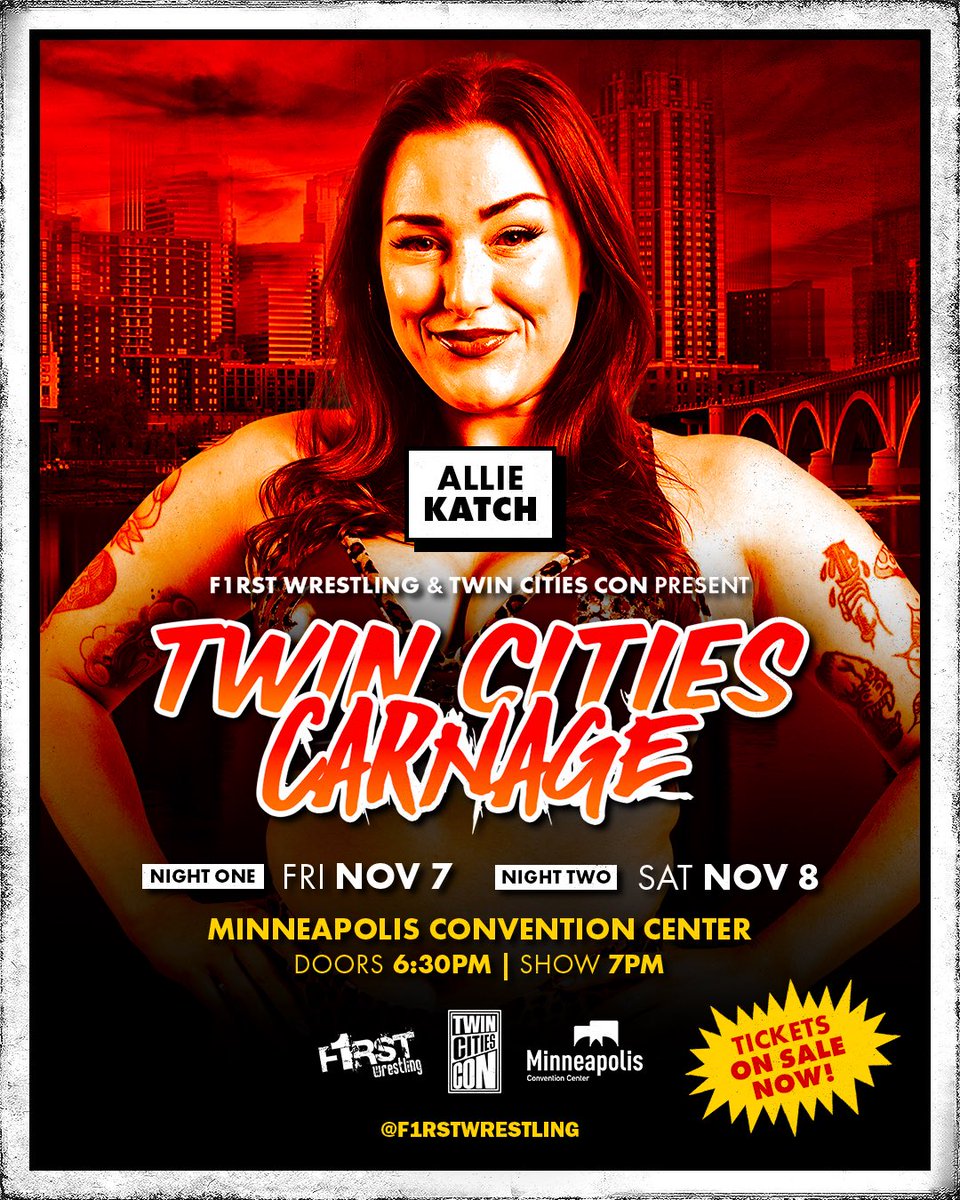 PURR 🤏🏻 . . .
Allie Katch is coming to <a href="/TwinCitiesCon/">Twin Cities Con</a>!

💥𝑻𝑾𝑰𝑵 𝑪𝑰𝑻𝑰𝑬𝑺 𝑪𝑨𝑹𝑵𝑨𝑮𝑬💥
FRI. NOV. 7 | SAT. NOV. 8
Doors 6:30pm | Show 7pm
All Ages Welcome

👉🏻TICKETS ON SALE NOW👈🏻
🎟️ tixr.com/groups/twincit…
