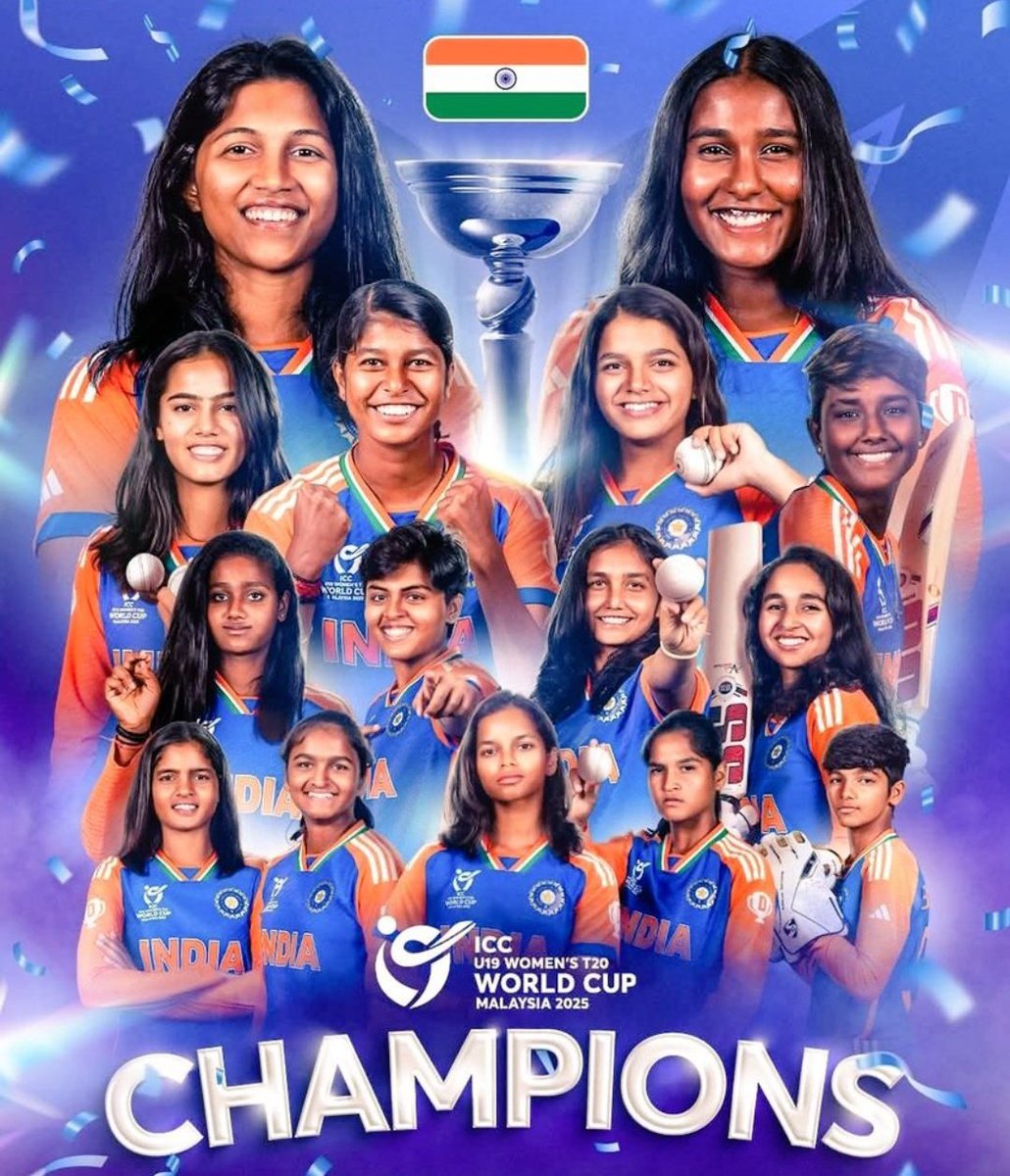 DilipRaoG's tweet image. भारतीय महिला क्रिकेट टीम को विश्व विजेता बनने पर #हार्दिक_बधाई! 🏆🇮🇳

HISTORY MADE! 🇮🇳
INDIA ARE THE #WORLD_CHAMPIONS!!!🇮🇳

🇮🇳🇮🇳#Congratulations_Girls🏆🇮🇳🇮🇳 👏 

#IndianCricket #india 
#INDWvsSAW #WomensWorldCup2025
#CWC25 #WomenInBlue