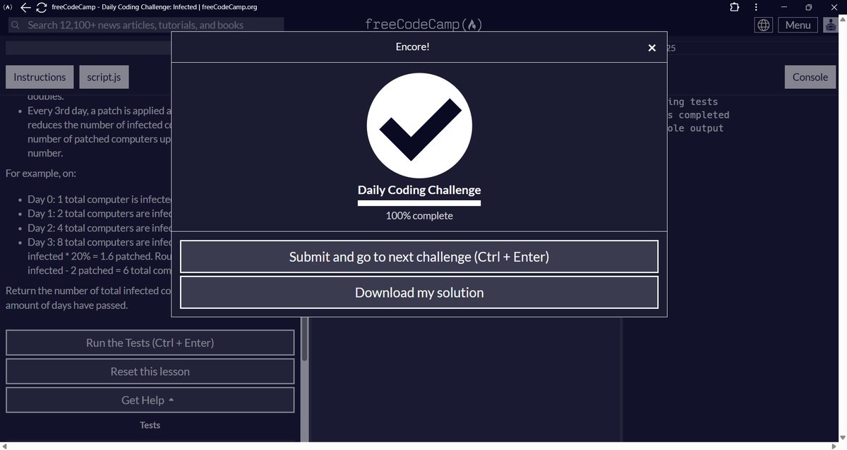 Day 345:

- Still wrestling a bug with <a href="/mastra/">Mastra</a>, so I decided to take a break and build a simple Discord bot for a private server.
- Completed today's challenge on <a href="/freeCodeCamp/">freeCodeCamp.org</a>.

#365DaysOfCode #hng #mastra #fcc #DevCommunity #BuildInPublic #coding #tech #dev #ekojoe #ng #rm #x