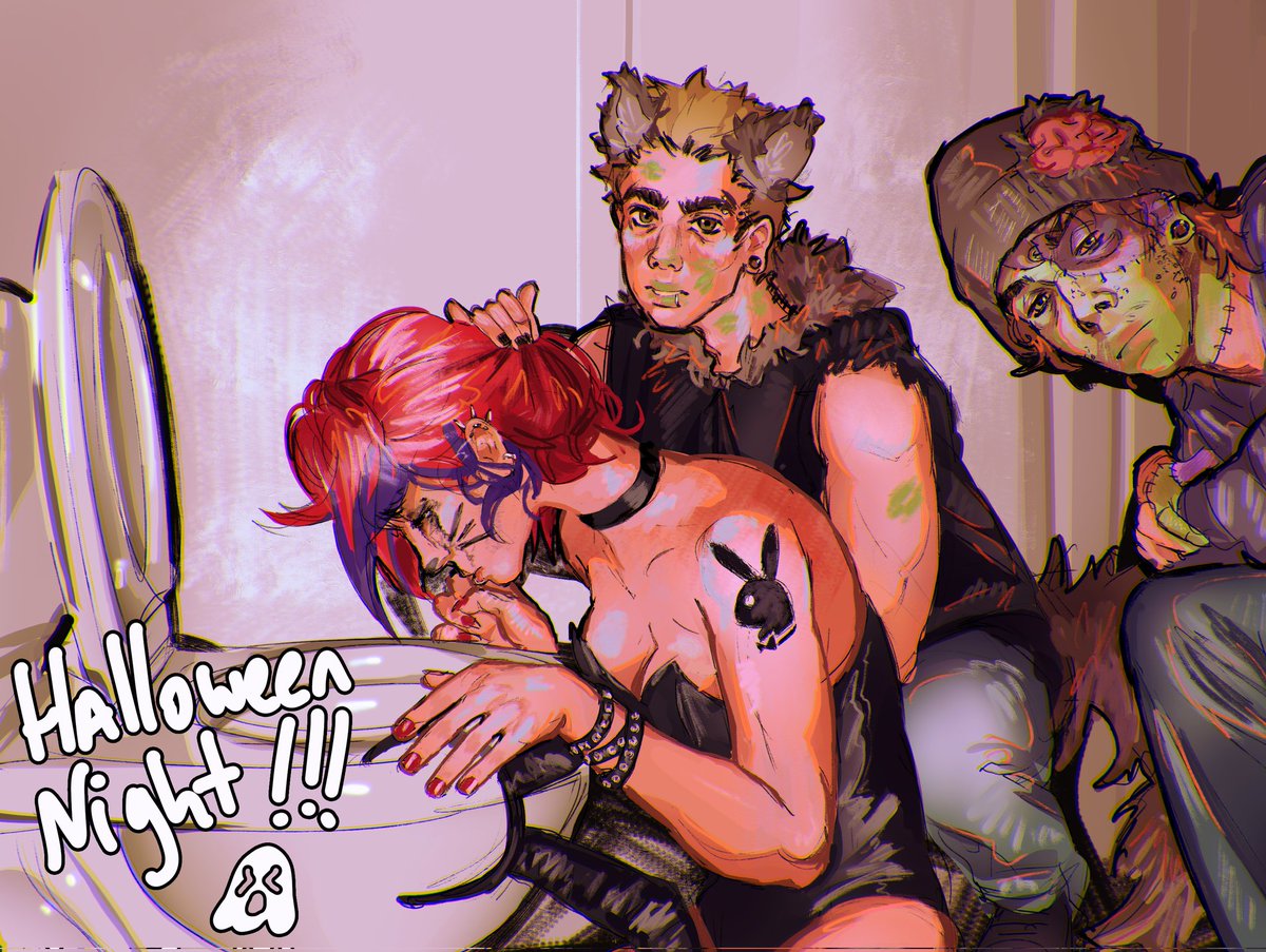 [oc] 
Halloween night!!!