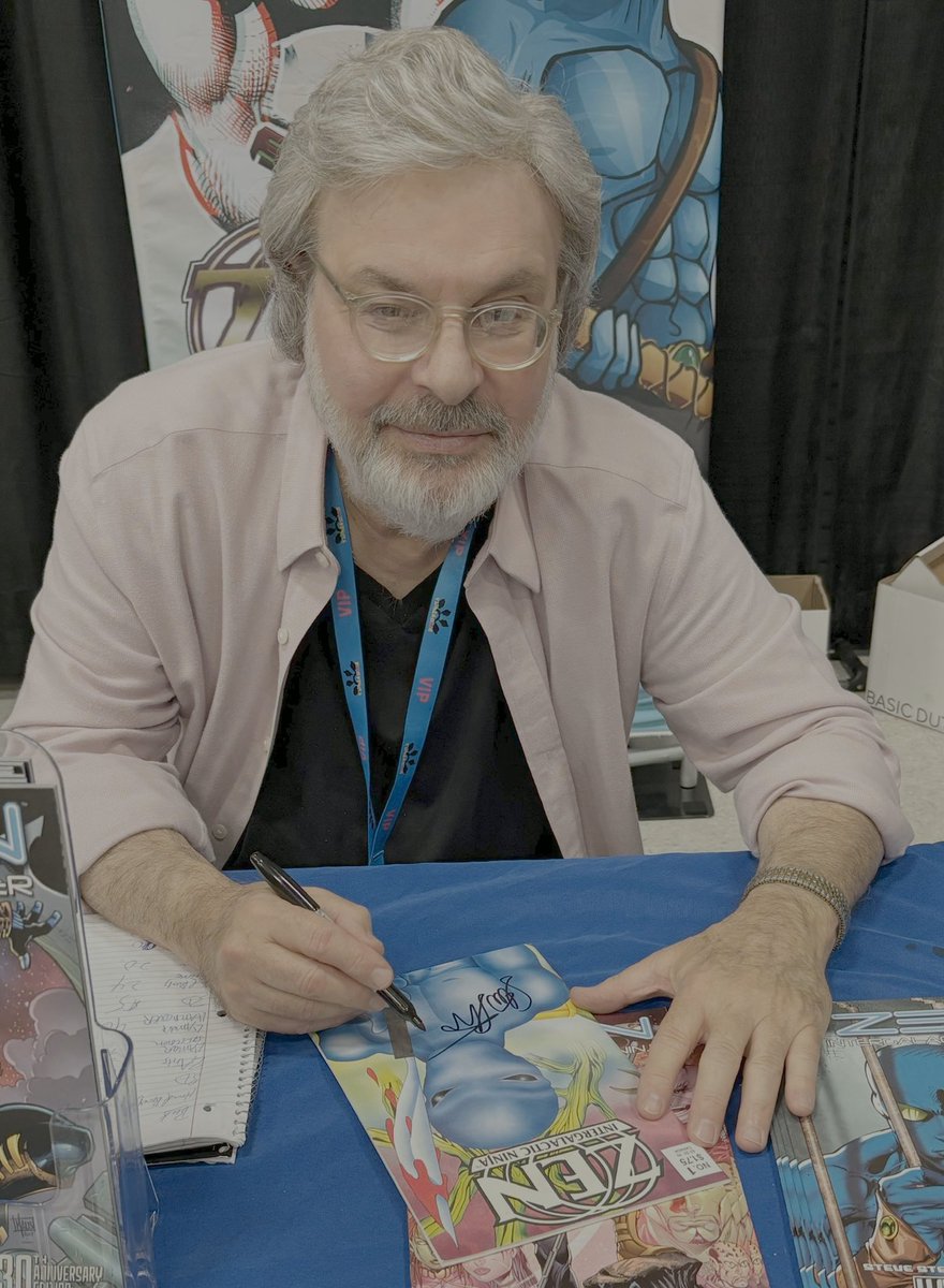 Always nice to sign a copy of Zen Intergalactic Ninja #1 from 1987, this time at YumaCon!