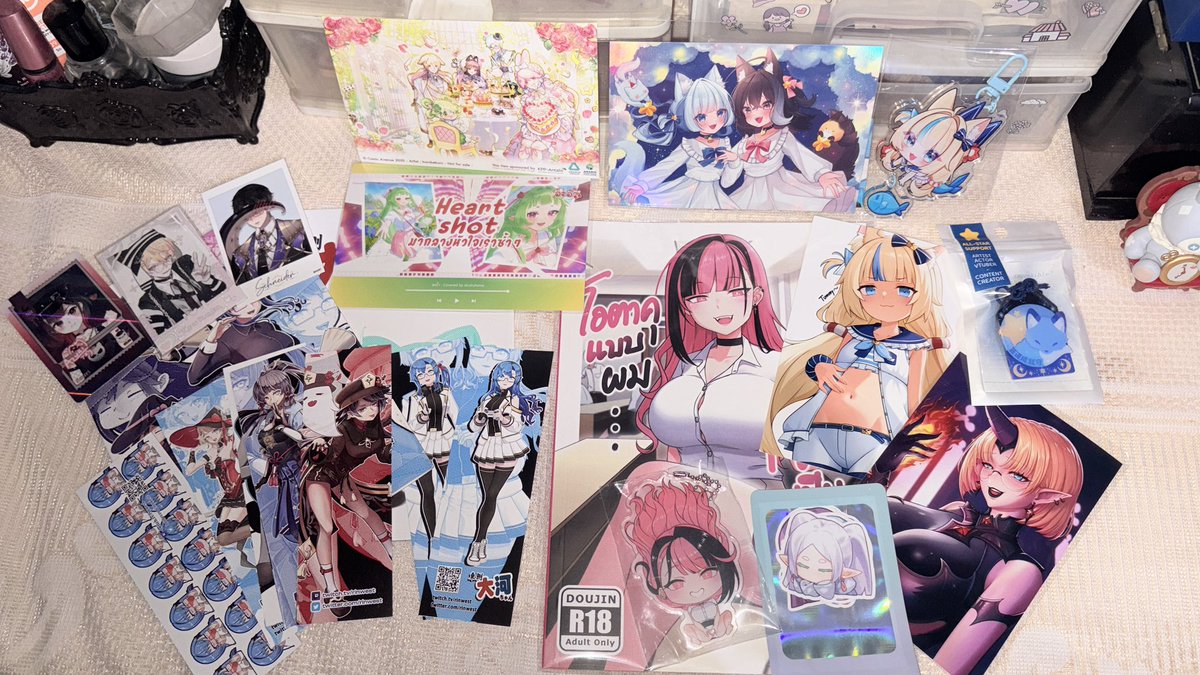 ผลประกอกการ #ComicAvenue10 
ขอบคุณทุกคนมากๆเลยนะงับที่แวะมาหากัน เจอคุณ <a href="/slushytoma_/">T O M A 🍅🥦</a> คุณ <a href="/HormKrunArt/">HormKrun</a> คุณ<a href="/Madogyy/">MADOGY🦊</a> และอีกหลายๆคนเลย 

นานๆ มก.จะออกจากบ้านมาใช้พลังงาน555