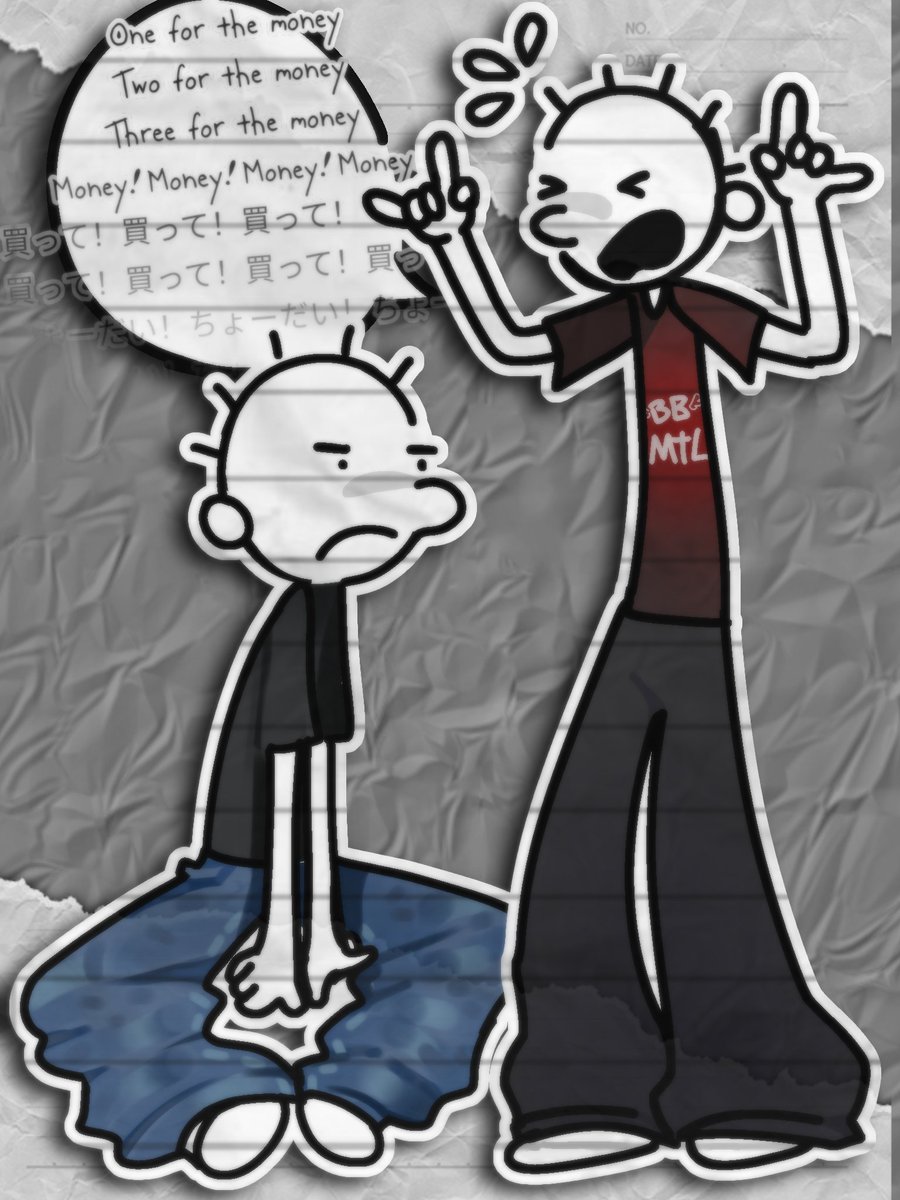 1v4a_n0's tweet image. One for the money
Two for the money
Three for the money
Money! Money! Money! Money!!!!!
#DOAWK #diaryofawimpykid #rodrickheffley he listens to babymetal TRUST me, I know what I&apos;m doing