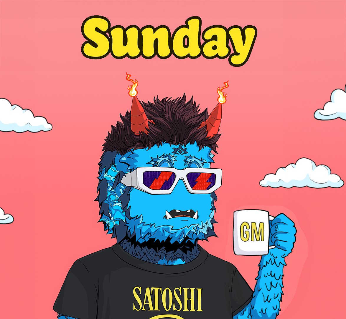 New week loading... 🔃
but first, Sunday. GM
say it back 🤙