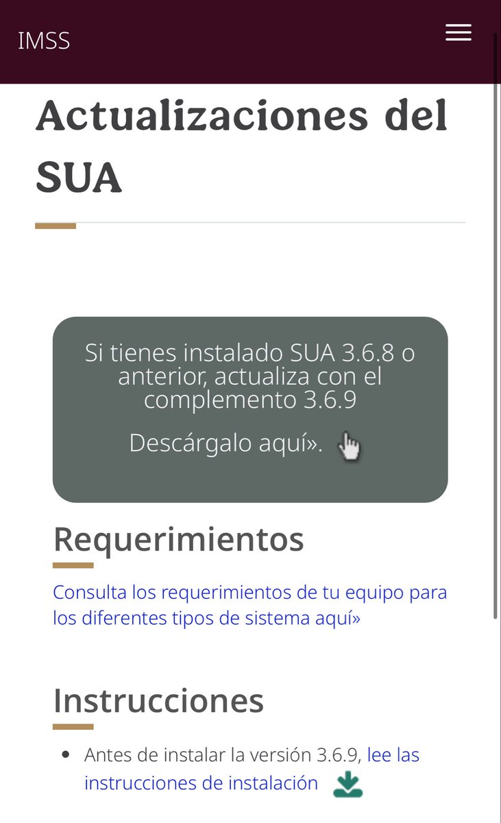 CSNSCmx's tweet image. ⚠️Nueva versión del SUA 3.6.9

A partir del 30 de octubre de 2025, se encuentra disponible la versión 3.6.9 del Sistema Único de Autodeterminación (SUA).

imss.gob.mx/patrones/sua/a…

#CSNSCmx #IMSSBienestar