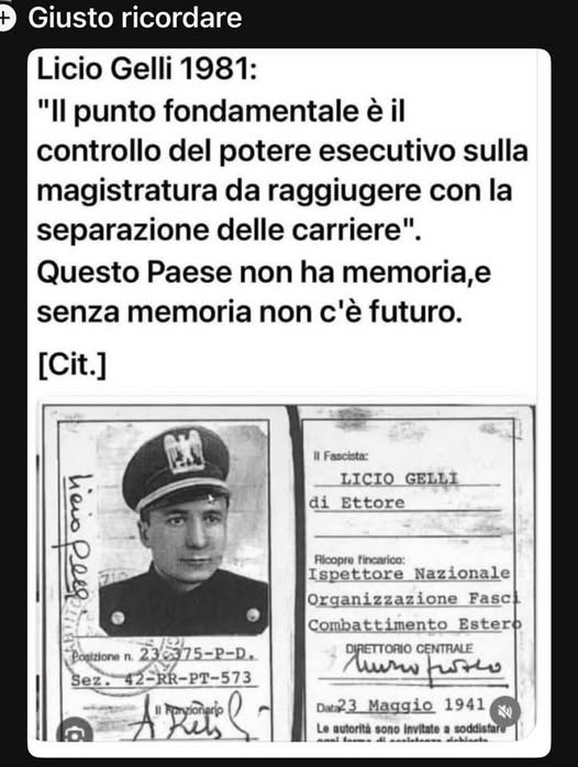 Separazione carriere.