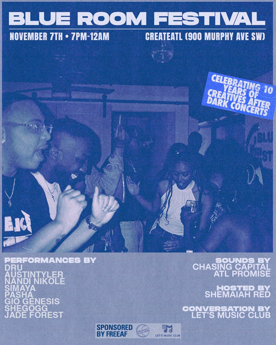 Friday Night With The Gang. 💙💙💙

7PM-12AM • Live Painting • Live Music 

Get Your Tickets: posh.vip/e/blue-room-fe…