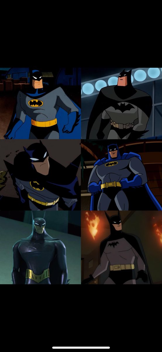 nightswayness's tweet photo. Batman in animation https://t.co/1Bv90cFmsS