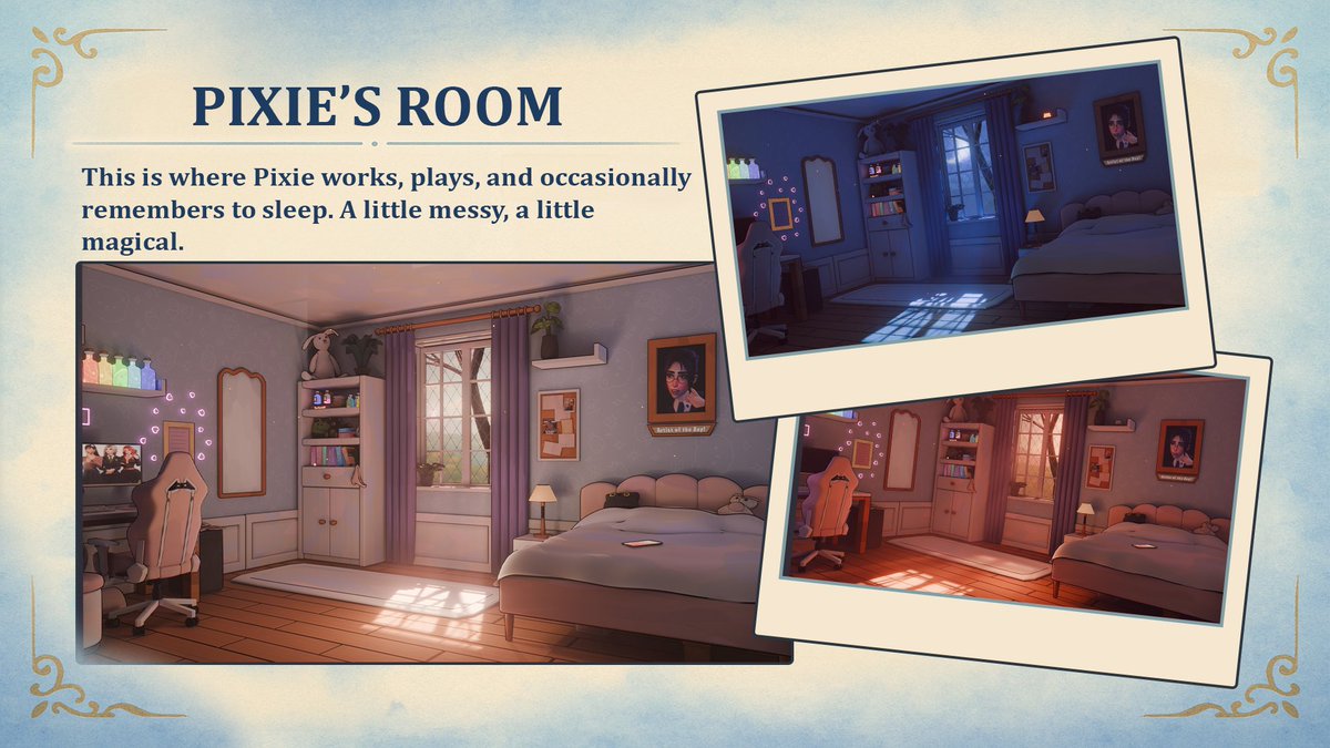 PotionPixieArt's tweet photo. Pixie's Room finally done!💛All the little objects for the next update are in place, some cute some.. not so much

You can read more here: https://t.co/wlyIzIFpG9

and see is how it was made:
https://t.co/5qiI39ZYZI https://t.co/ZhKmIZkdGD