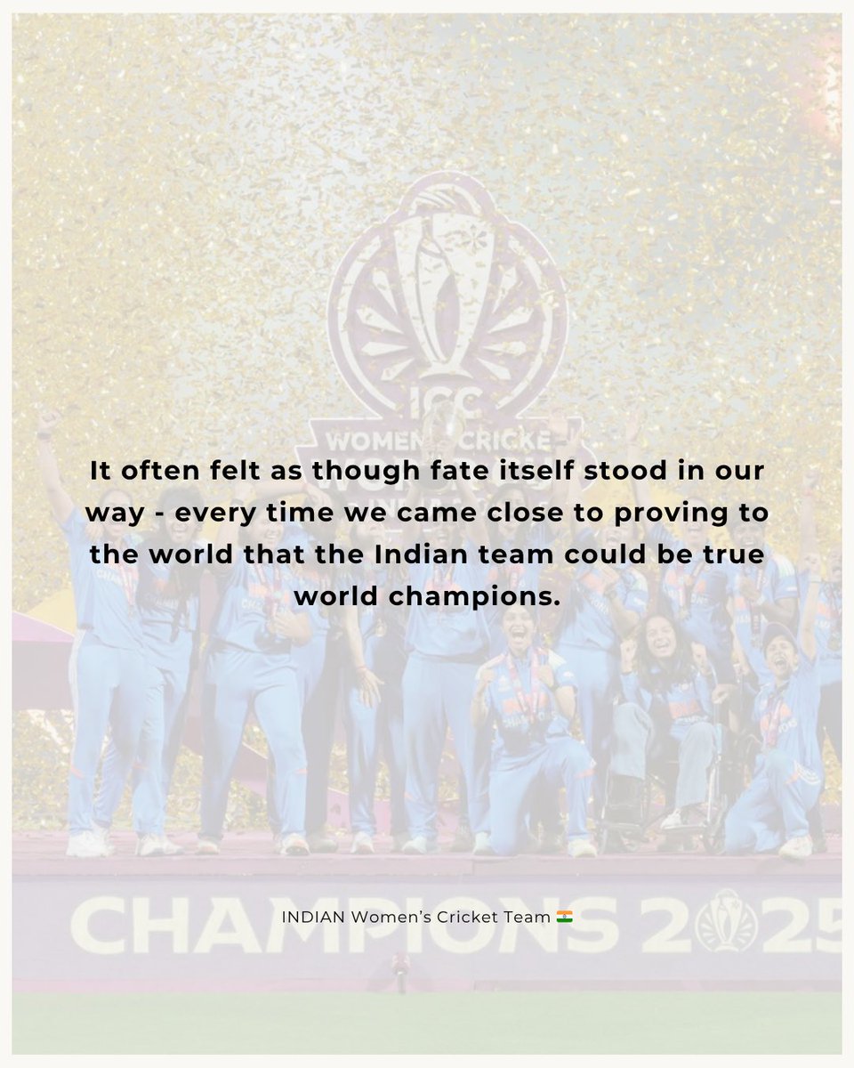 makeoverxpress's tweet photo. INDIAN Women’s Cricket Team are the World Champions 🇮🇳

Generations will remember this. Thank you for inspiring millions, &amp; for creating an independent chapter of glory for the Indian Women’s Cricket Team 🇮🇳

Post1
#WomenInBlue #worldcup2025 https://t.co/ArpHDyMCRf