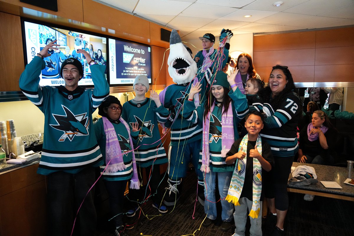 .<a href="/sjsharkie/">#SJSharkie</a> checking in on our #HockeyFightsCancer warriors. 😊👋

<a href="/KPSantaClara/">Kaiser Permanente Santa Clara</a> | <a href="/KPSanJose/">Kaiser Permanente San Jose</a>