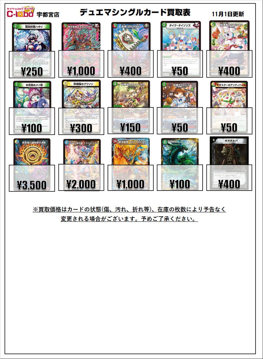 カードラボ宇都宮店 on X