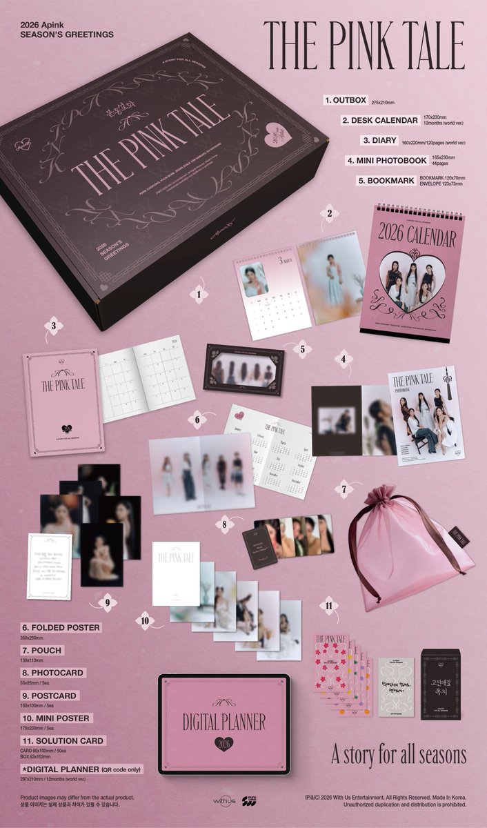 kpoponMYshopee's tweet image. [#pasarAPINK|🇲🇾] APINK 2026 Season&apos;s Greetings 

✅ KTOWN POB
🔗 s.shopee.com.my/4fo638xjVA

#APINK #에이핑크 #KOS_APINK