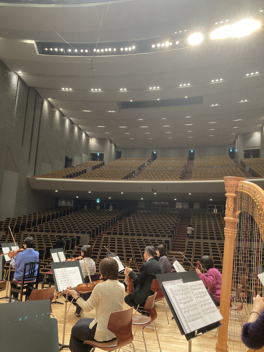 昨日の奥州市公演を終えて本日は青森市に来ております。青森市文化会館リンクステーションホール青森で本日も午後2時からドラゴンクエストの世界をお届けします。