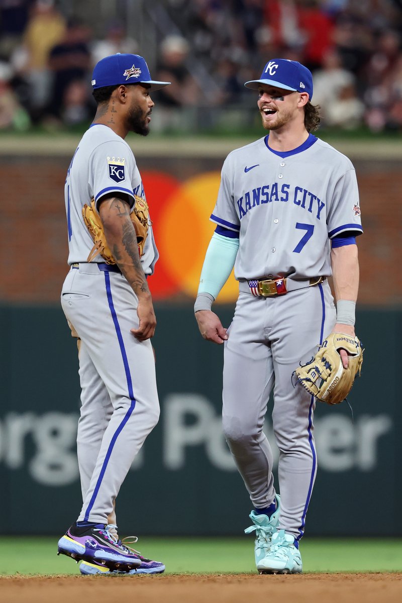 Bobby Witt Jr. and Maikel Garcia of the <a href="/Royals/">Kansas City Royals</a> are the first SS/3B teammates to win Gold Gloves in the same season since J.J. Hardy and Manny Machado of the Orioles in 2013.

It is the 18th time overall that teammates have won at SS and 3B in the same year.