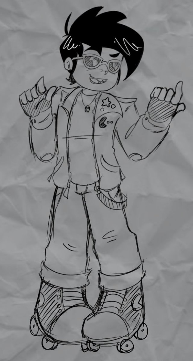 wolfhoundwife's tweet image. Gabe doodle! I love him just as much as Tycho but I&apos;m always afraid I&apos;m gonna draw him wrong..

{ #pennyarcade }