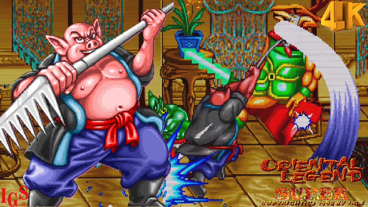 michaelpf08's tweet image. Oriental Legend Super - Piggy Ba Jie [Arcade / 1998] 4K 60FPS
YouTube Links: youtu.be/i6rt59b--cA
No Tas, No Cheats, Done it by Once, 100% Real Skills.
Game Player: 钵灡街16号
Game Platform: Got Video Games
Game&apos;s Difficulty: Hardest+2     
No Death