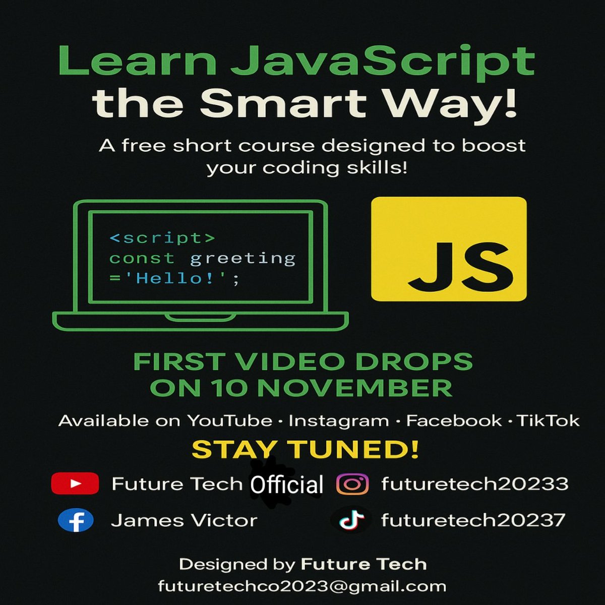 futuretech20237's tweet image. #learntocodeforfree #victorforchrist #futuretech #javascript #codewithme #programmingmodel