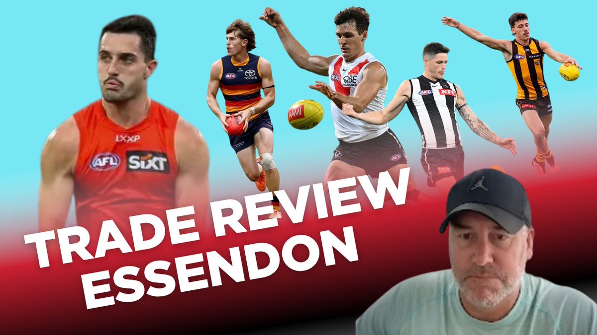 JeffWhite34's tweet image. Essendon traded in Brayden Fiorini from the SUNS.

In today’s video I break down why — and highlight a growing winger trend across 10 AFL clubs. @First__Use analysis 🧐 

Is this the new AFL norm? Watch 👇🏼 

youtu.be/clO2f09IFeY?si…