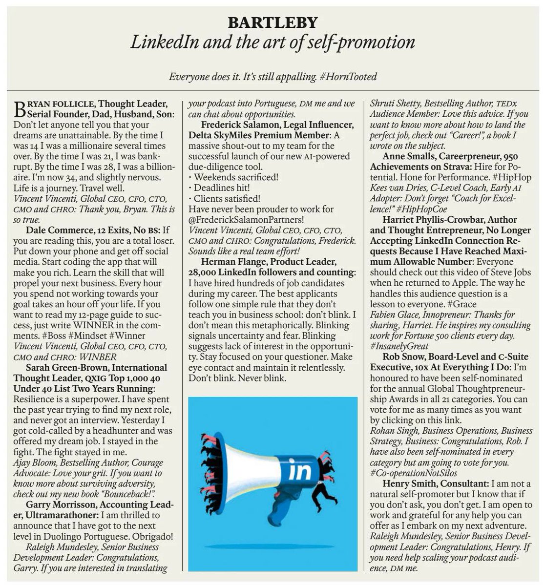 LinkedIn is more irritating than even Instagram.