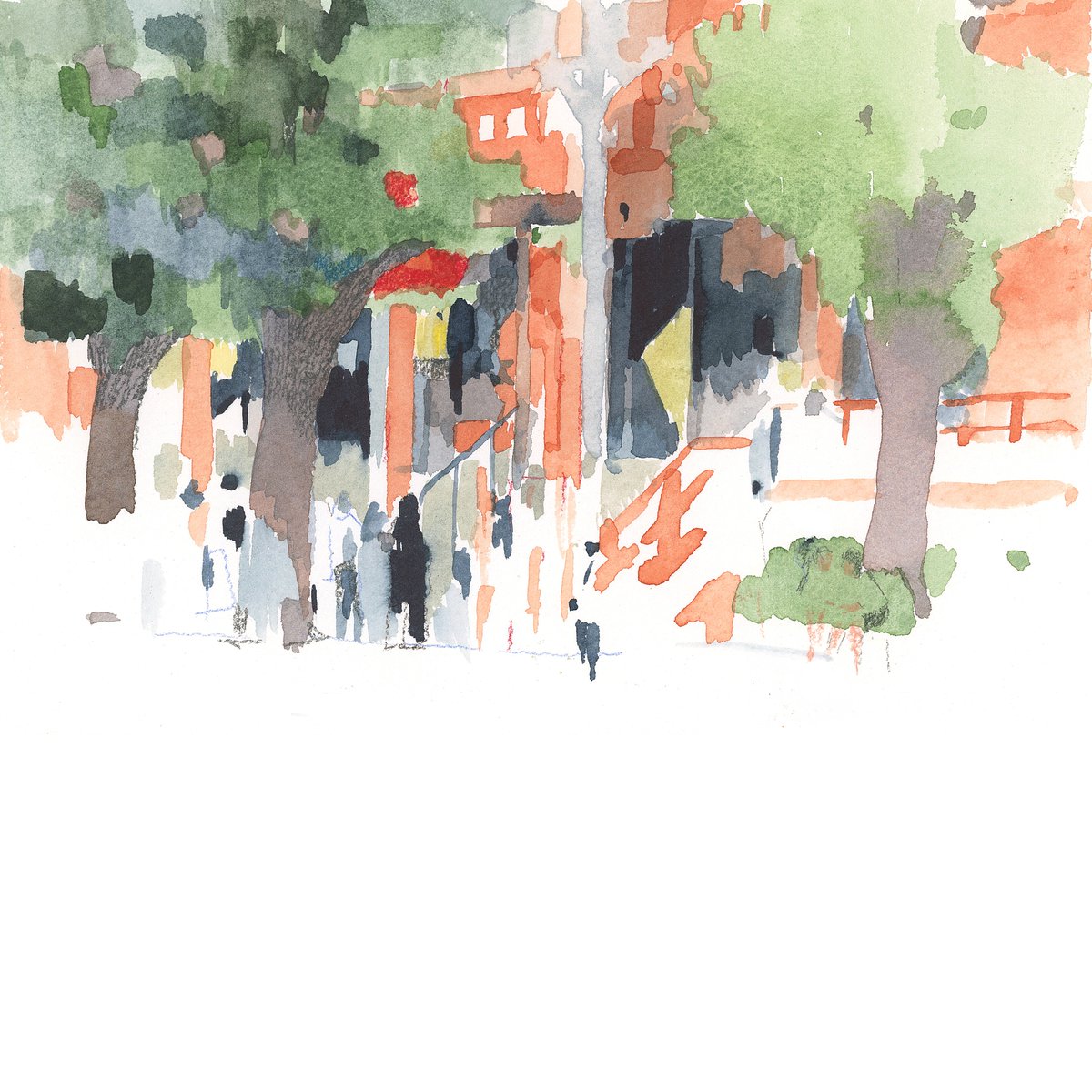 9月の浅草でのスケッチ。
2年くらい前にほぼ同じ場所で描いたけど、その時より人が2、3倍増えていた気がする。特に外国の人が増えていた。外で描くと時の流れも感じることに気づく。
#ウォーキングスケッチ