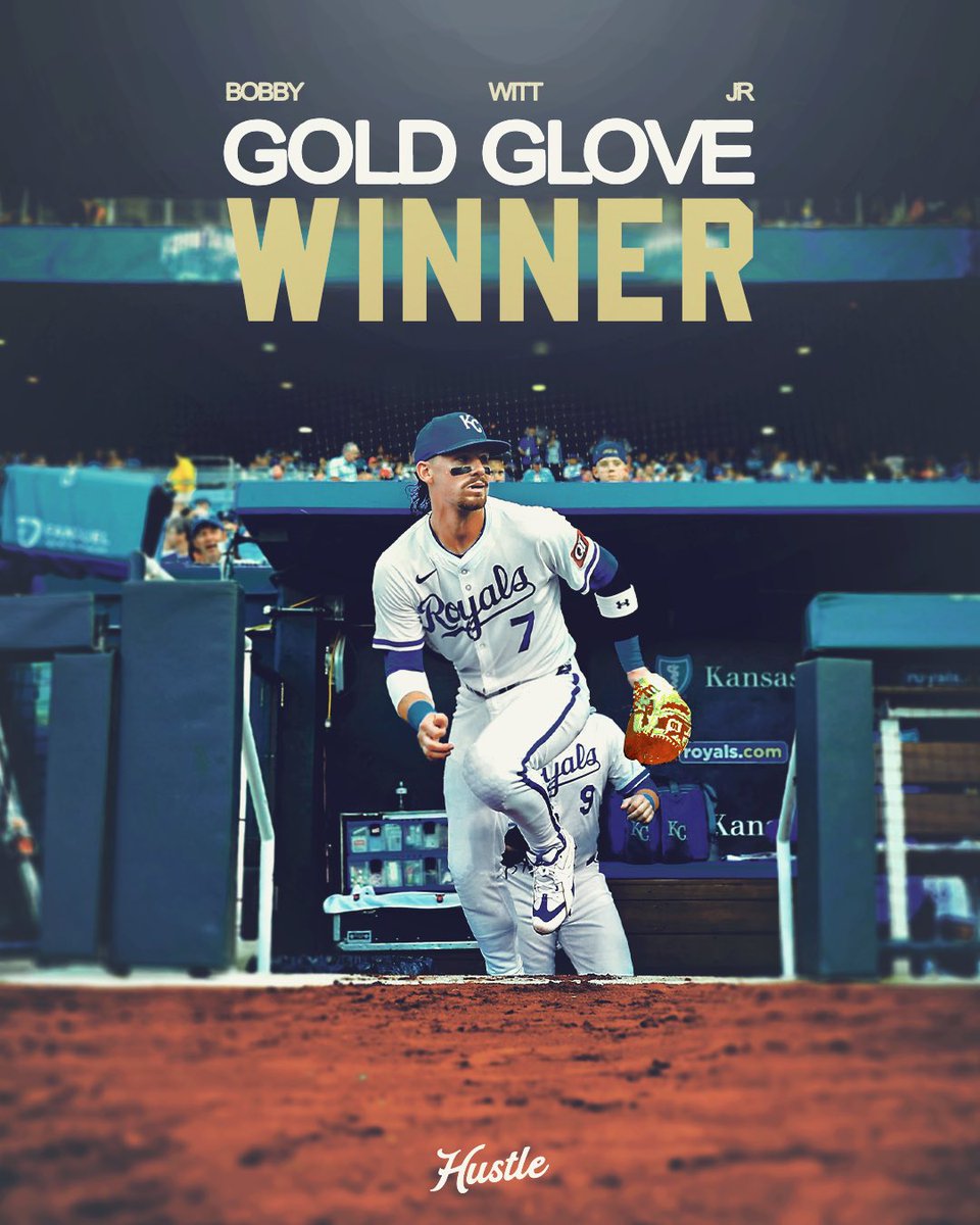 2025 Gold Glove Award for <a href="/BwittJr/">Bobby Witt Jr</a>!  🏆

• 25 OAA (1st in MLB)
• 18 Runs Prevented (1st MLB INF)
• 23.6 DEF (1st MLB INF/OF)

The work gets rewarded. #GoldGlove #BacktoBack