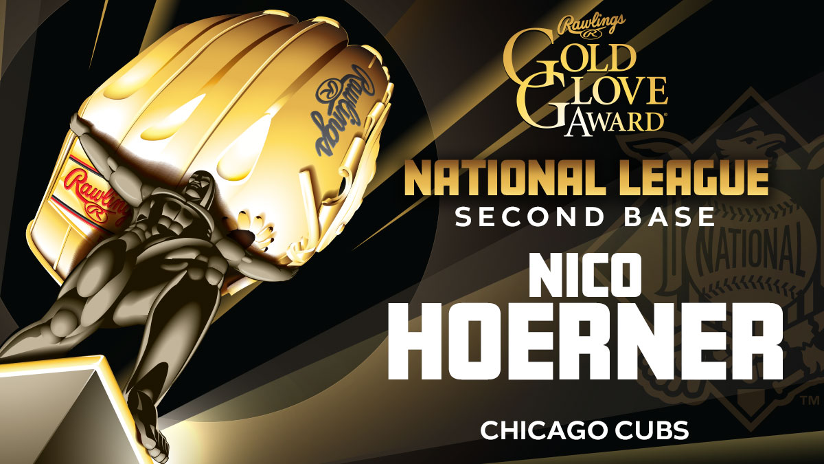 Your 2025 Rawlings Gold Glove Award Winner - NL Second Base - Nico Hoerner

#RawlingsGoldGloveAwards