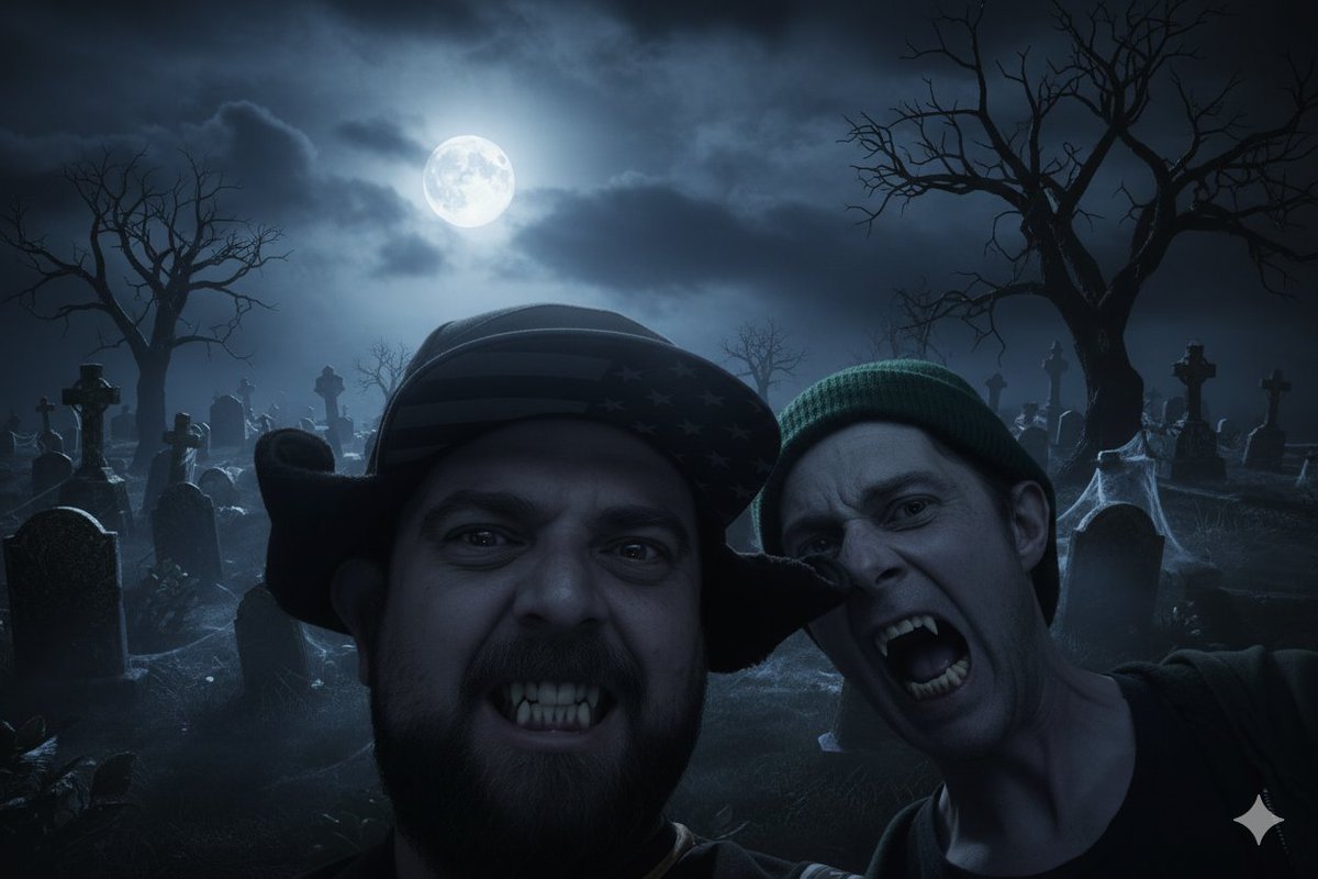 DickDoss's tweet photo. Took a photo and told AI to make it horror but it turned me into @itshapa https://t.co/9DotslFLtk