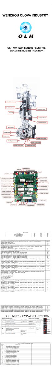 ouluohua2005's tweet image. Technical Support - Update - OLH-107 TWIN SEQUIN PLUS FIVEBEADS DEVICEINSTRUCTON #Embroiderymachinedevice #Sewingequipment
