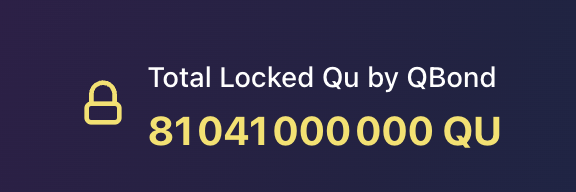 QBondApp's tweet photo. Already 81 billion Qubic locked via QBOND! 100 billion is the next target 💰

https://t.co/9C56R2CJNx https://t.co/UwsbXsX9AI