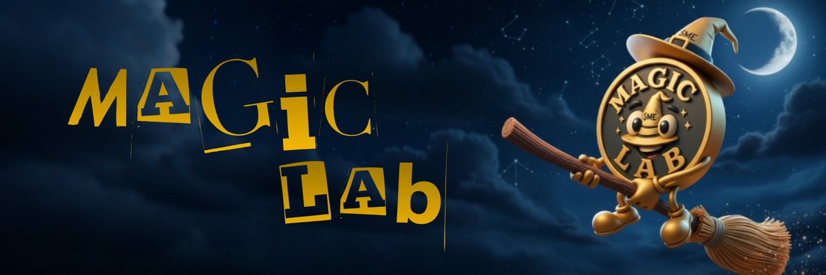 SeedShady's tweet image. Joining the @MagicLabHQ banner competition with a fresh design inspired by their unique energy and vision.
A blend of creativity, curiosity, and magic hope it resonates! ✨ #MagicLabBanner