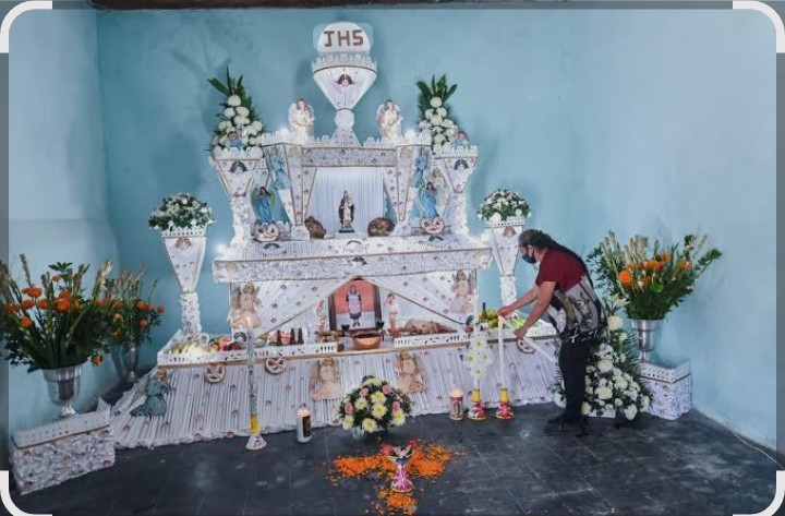 Altares monumentales de huaquechula Puebla 🥹❤️ hermosos 😊
