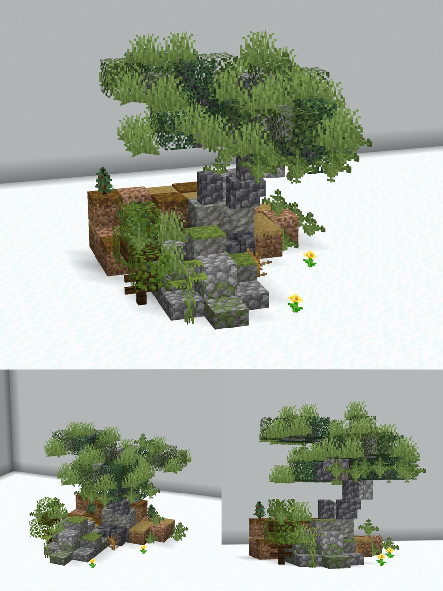 樹木  庭園の装飾 🌲
Garden trees

#Minecraft #マイクラ 
#minecraft建築コミュ