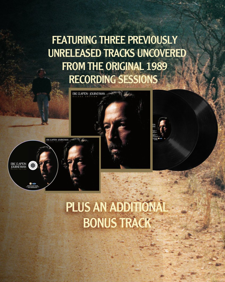TextBlogRNRoll's tweet image. Le 21 novembre sortira une version deluxe de l’album #Journeyman d’@EricClapton en version deluxe avec 4 titres bonus. 

Tous les détails : textes-blog-rock-n-roll.fr/journeyman-der…

#Clapton #ericclapton #deluxe #DeluxeEdition #rock #pop #poprock #blues #BluesRock #guitar #guitarist #guitarplayer