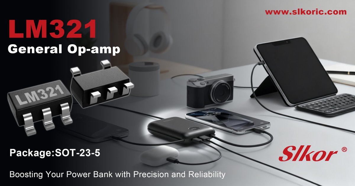 semi_tronics's tweet image. SLKOR LM321 ⚡
Low-power Op-Amp | ±12V | 2mV Vos | 430µA Iq | SOT-23-5
Perfect alternative for TI LM321MFX/NOPB.
📧 claire@slkormicro.com
#SLKOR #LM321 #OpAmp #Electronics #TIReplacement #Semiconductor